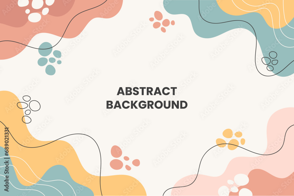 abstract geometric shapes composition background. colorful geometric shapes background for web banner, flyer, poster, brochure, cover, presentation