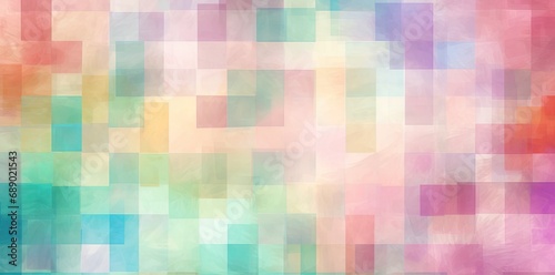 Colorful square pattern background