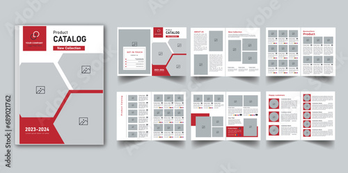 Product Catalogue & modern a4 product catalog design template, Minimalist product brochure template design