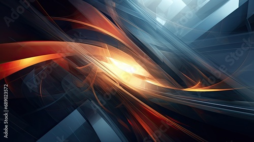 abstract digital background, light and sparkles, modern technology concept