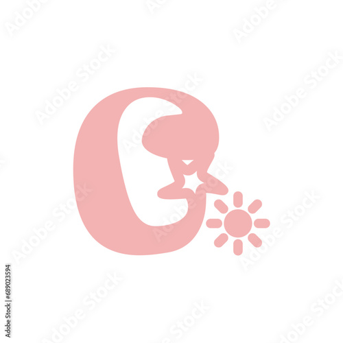 vector design of the letter C logo with a vintage style that you can use for a t-shirt design or for your business identity logo