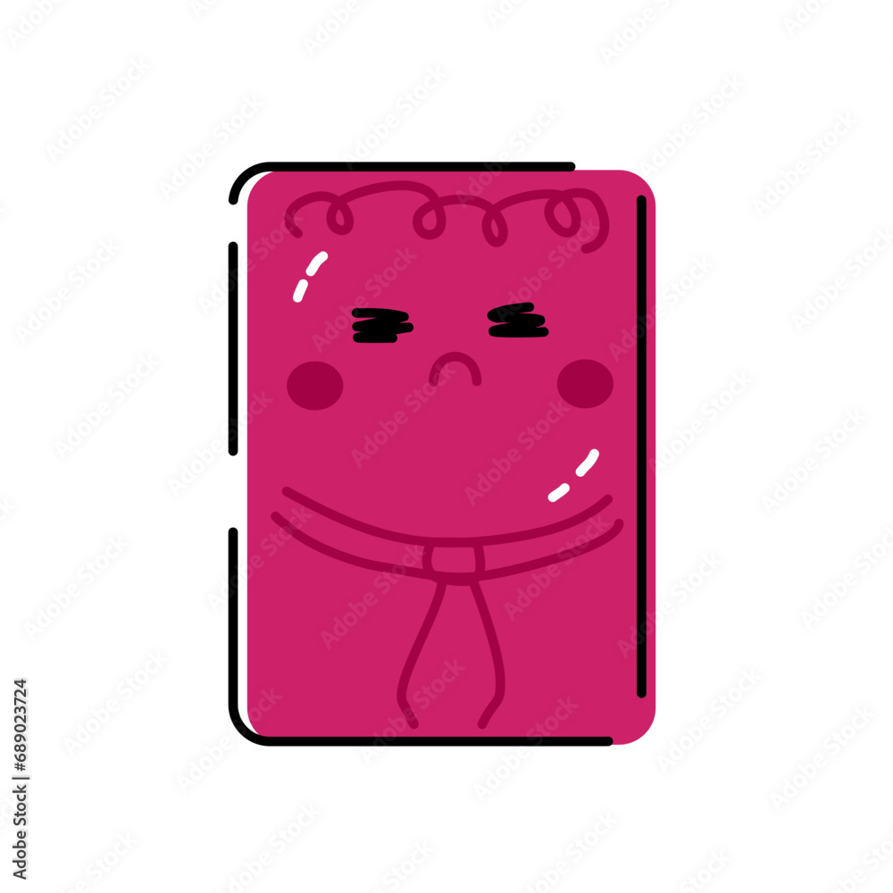 Cute Geometric Shape Character Rectangle Cute Geometric Shape Character Rectangle