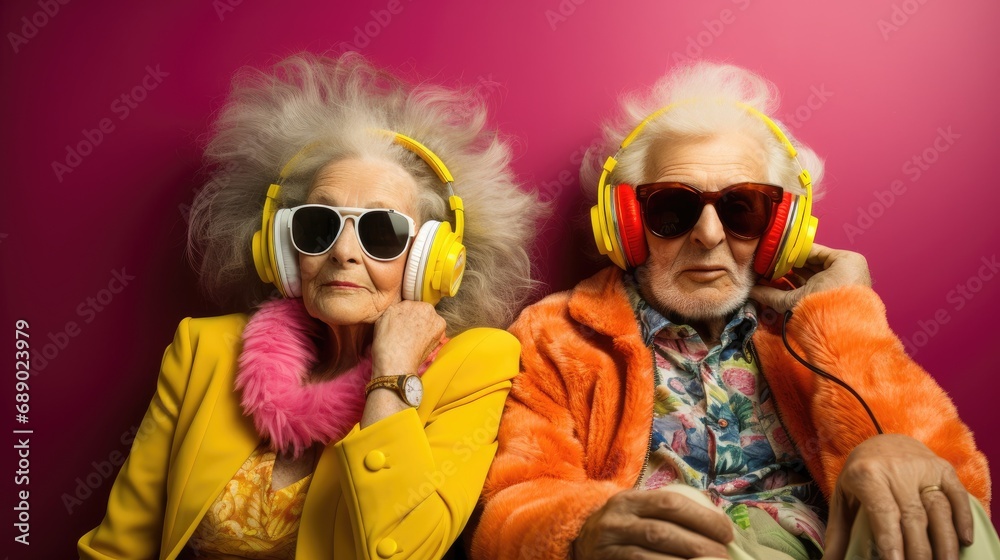 senior couple outdoor activity enjoying retirement