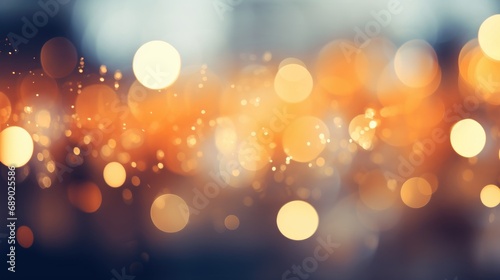 blurred lights bokeh background