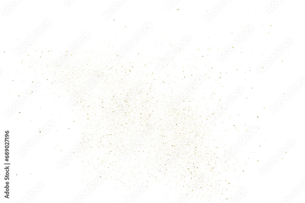 Gold Vector Texture Pattern on White Background. Light Golden Confetti. Yellow New Year Illustration Backdrop. Design Element. 