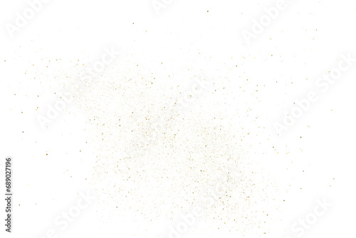 Gold Vector Texture Pattern on White Background. Light Golden Confetti. Yellow New Year Illustration Backdrop. Design Element. 