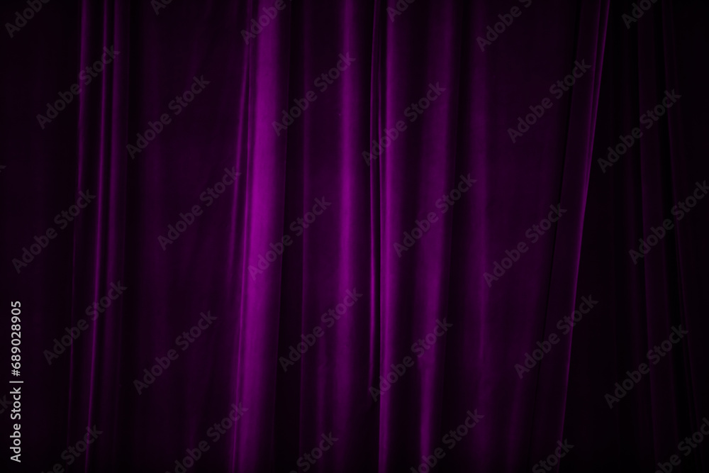violet curtain in theatre. violet curtain in theatre.