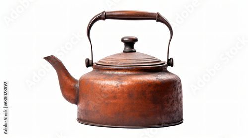 Old metal kettle