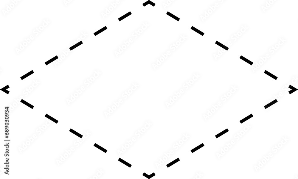 Dash line shapes. Dashed outline design of border for basic geometric shapes. Icon of cut frame. Vector illustration Dash line shapes. Dashed outline design of border for basic geometric shapes. Icon of cut frame. Vector illustration