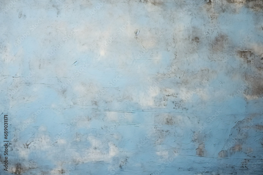 Light blue aged wall abstract pattern background, texture wallpaper. old paint on a wall, template design