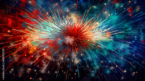 fireworks colorful background desktop