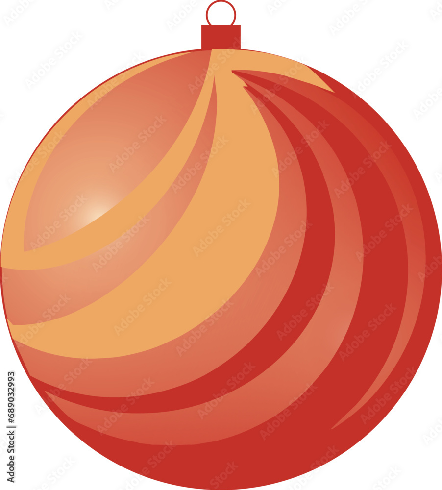 3D red orange Xmas Christmas ball decoration vector
3D red orange Xmas Christmas ball decoration vector