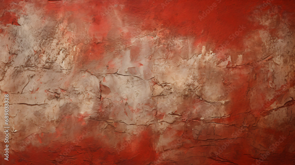 Red weathered plaster wall background