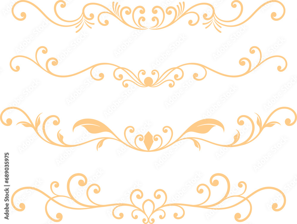 Vector illustration border ornament frame Vector illustration border ornament frame