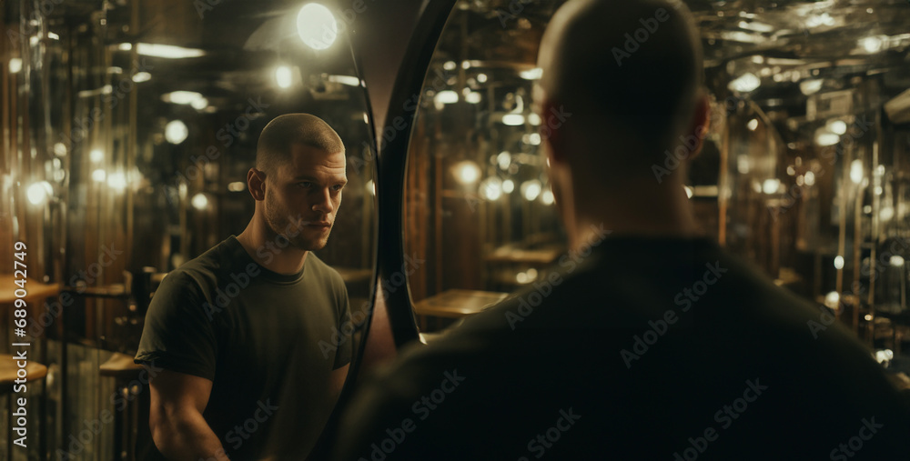 photograph of a depressed man in room dawn time photograph of a depressed man in room dawn time