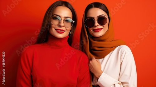 portrait of Arabic business women