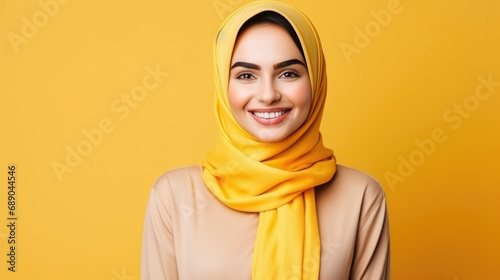 portrait of Arabic business beauty woman