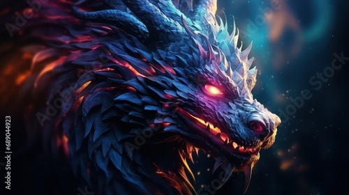 the head of a dragon