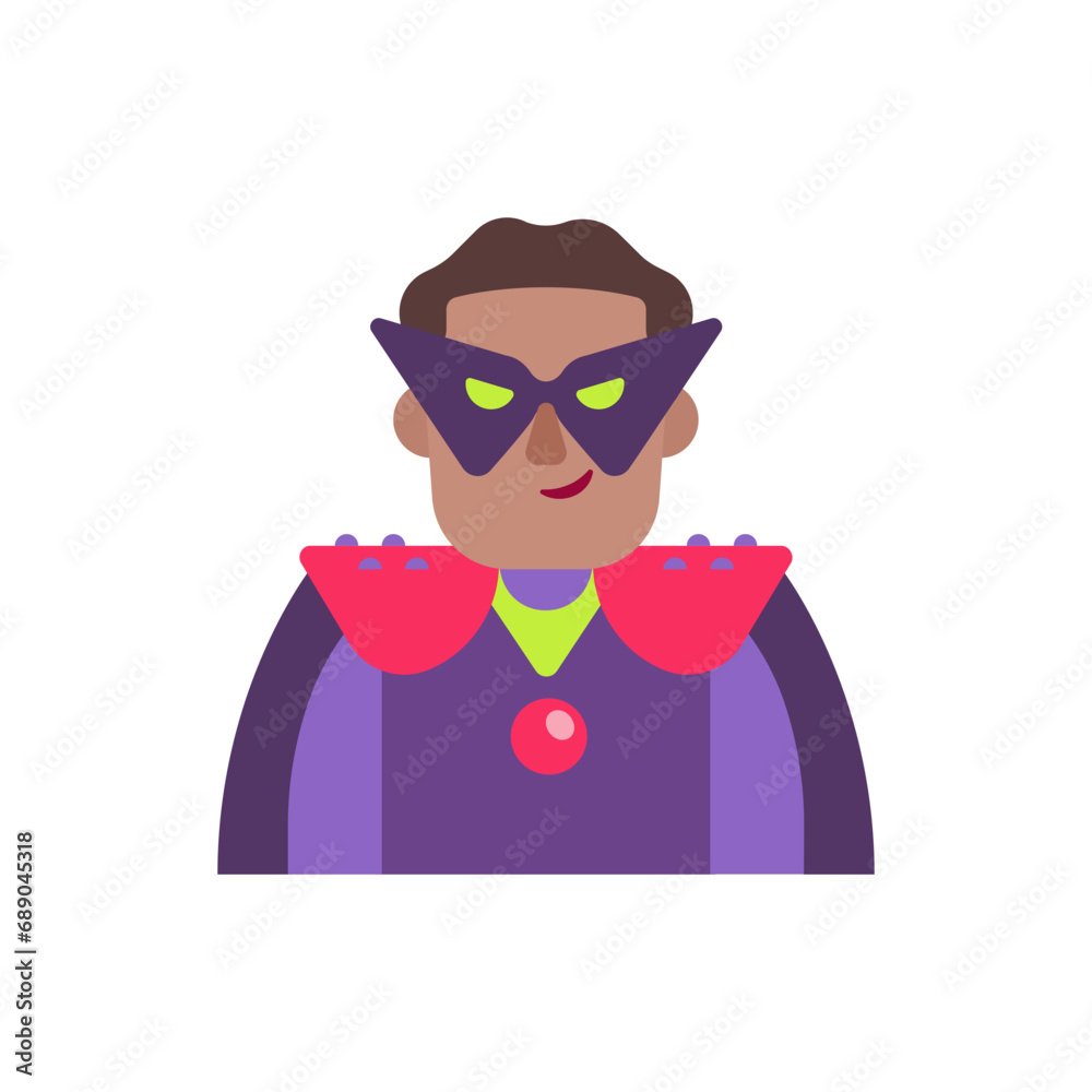 Man Supervillain: Medium Skin Tone Man Supervillain: Medium Skin Tone