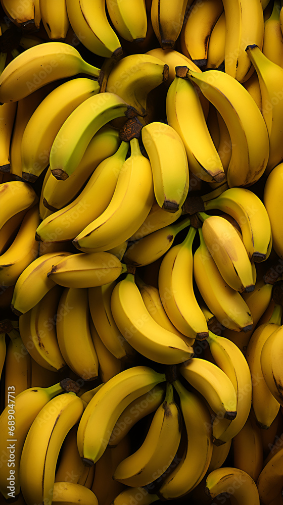 many bananas top view many bananas top view