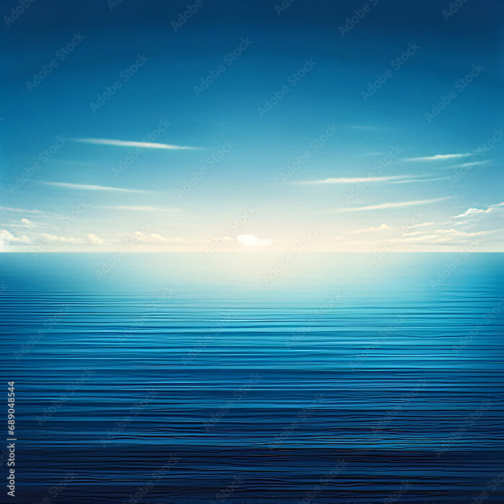 Obraz premium La beauté dans le blue