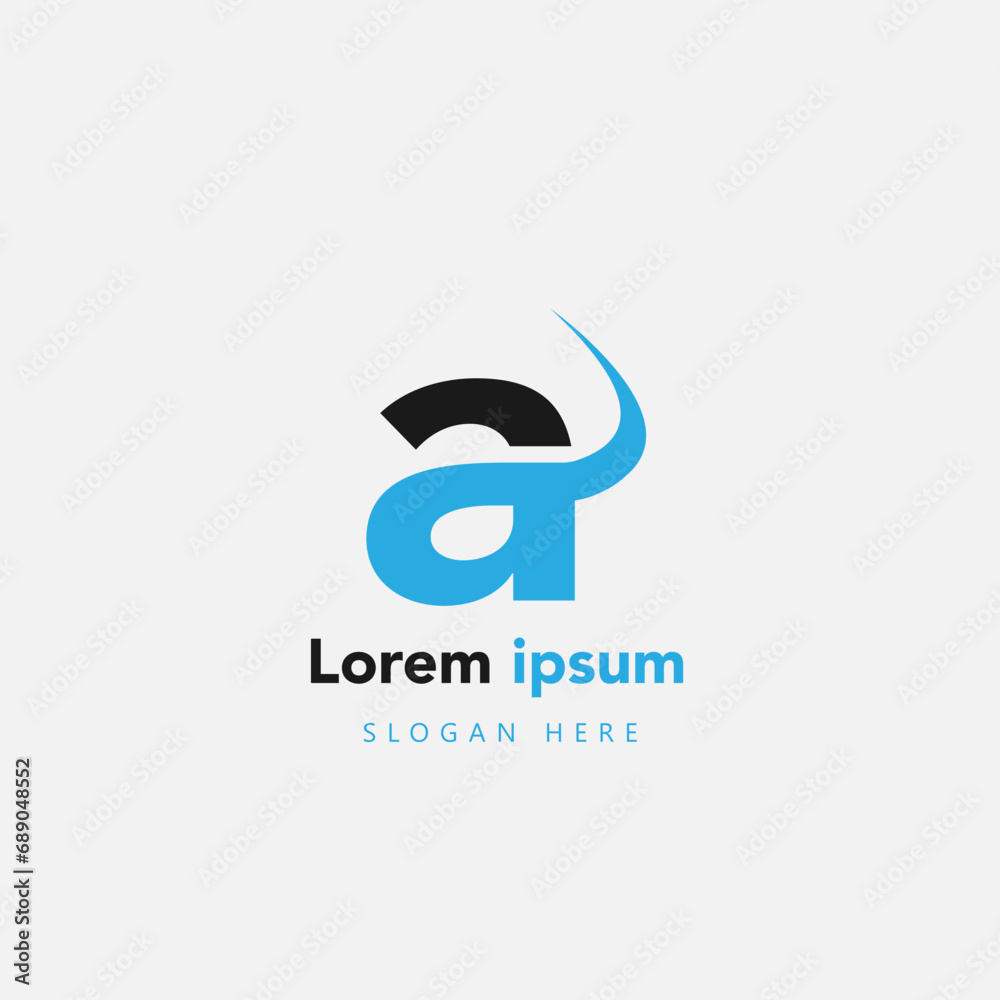 Initial letter A logo and wings symbol. Wings design element, initial Letter A logo Icon, Initial Logo Template Initial letter A logo and wings symbol. Wings design element, initial Letter A logo Icon, Initial Logo Template