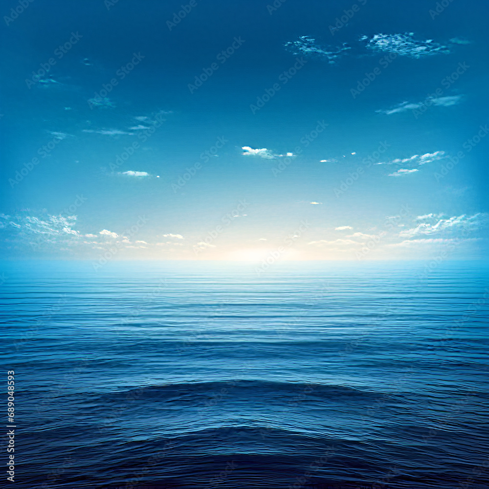 Fototapeta premium La beauté dans le blue