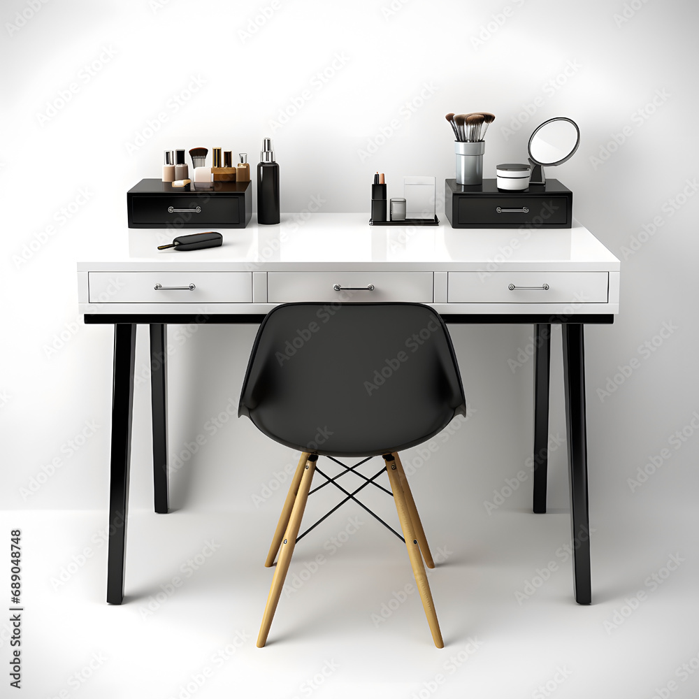 Dressing Table in Modern Minimalist Style, Contemporary Elegance Dressing Table in Modern Minimalist Style, Contemporary Elegance