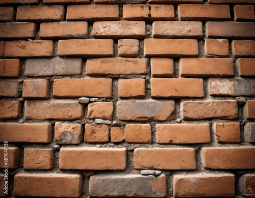 Brown brick wall background for building and construction industry