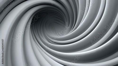 3D torus in white background, computer generated abstract background, 3D render illustration