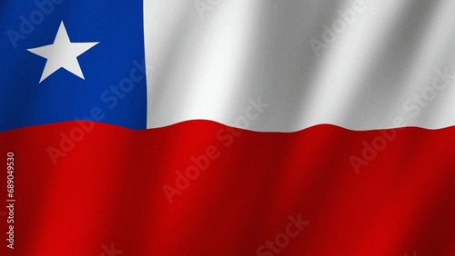 Chile Flag. National Chile flag waving. Flag of Chile images