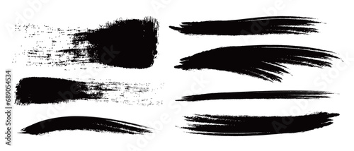 美しいブラシストロークのデザイン素材