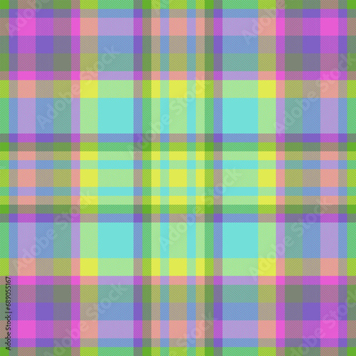 Pattern plaid background of fabric check textile with a seamless tartan vector texture.