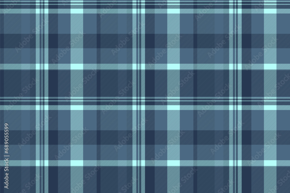 Fototapeta premium Tartan seamless fabric of check plaid pattern with a textile texture vector background.