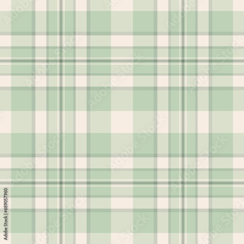 Seamless plaid check of textile background pattern with a fabric texture tartan vector.