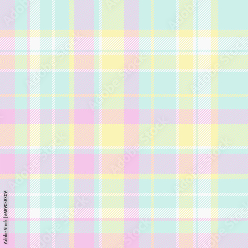 Plaid pattern texture of seamless vector check with a textile background tartan fabric.