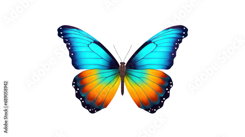 butterflies can fly Colorful butterflies on a clean background. spring and summer Isolated on a clear background, PNG file. © venusvi