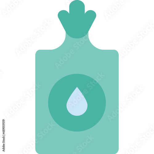 Hot water bottle icon