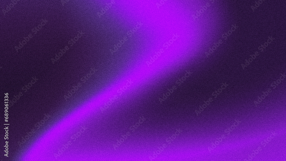 4K grainy gradient background with deep purple color. Purple and dark colors wavy gradient background with noise texture.
