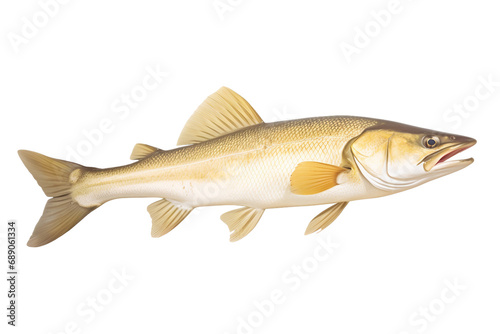 Freshwater Snook on White on a transparent background