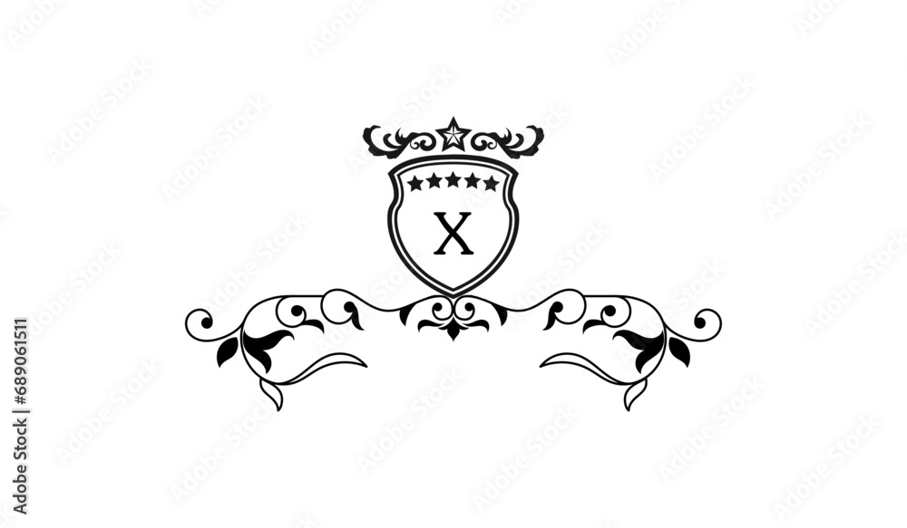 Luxury Card Halloween Logo X