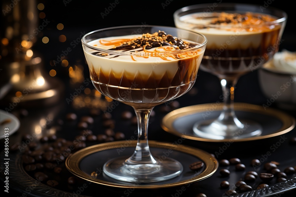 This photo perfectly captures the Espresso Martini’s contemporary charm, making it an excellent choice for modern bar and lifestyle publications. This photo perfectly captures the Espresso Martini’s contemporary charm, making it an excellent choice for modern bar and lifestyle publications.