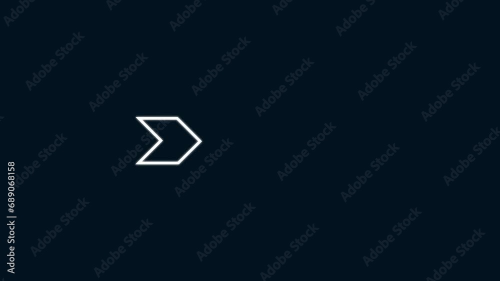arrow loop animation direction concept. colorful arrow icon concept arrow loop animation direction concept. colorful arrow icon concept
