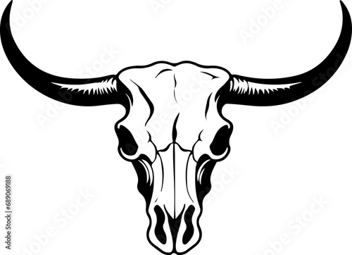 Bull Skull SVG, Cow Skull SVG, Bull Head SVG, Cow Head SVG, Longhorn Skull SVG, Longhorn Head SVG, Western SVG