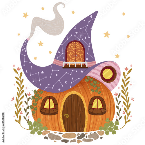 halloween pumpkin cottage house