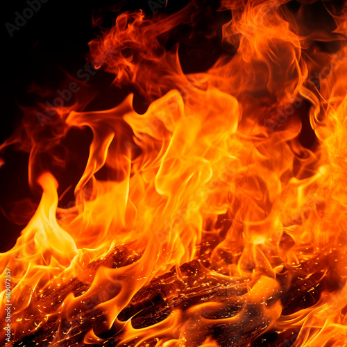 fire flames background