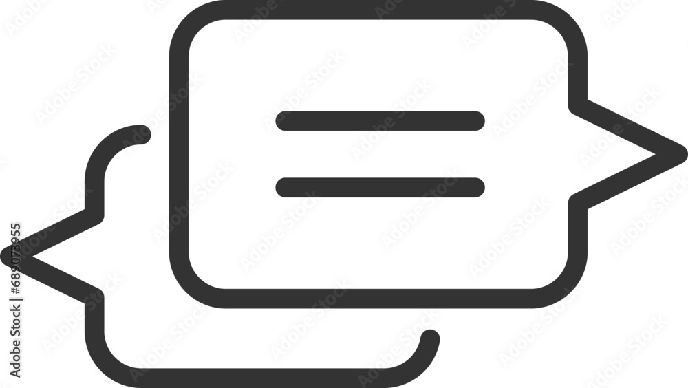 Chat icon vector design element. Talk bubble speech sign. Dialogue balloon. Chat icon vector design element. Talk bubble speech sign. Dialogue balloon.