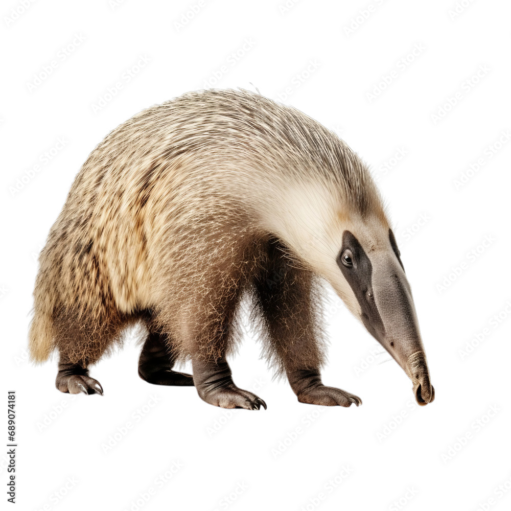 Fototapeta premium An anteater on a transparent background PNG