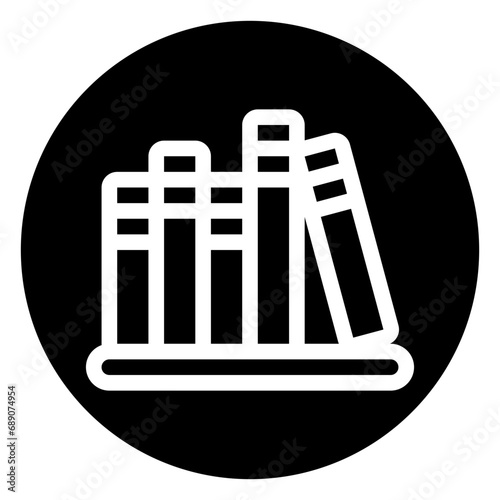 books glyph icon