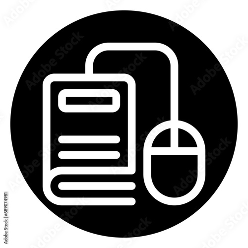 science glyph icon